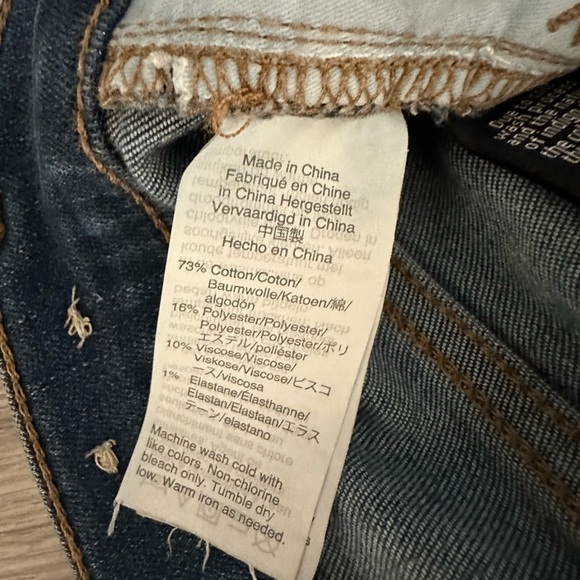 Madewell roadtripper jeans , size 26, blue wash - Picture 6 of 7